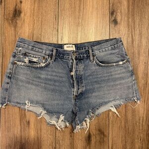 Agolde Parker denim shorts